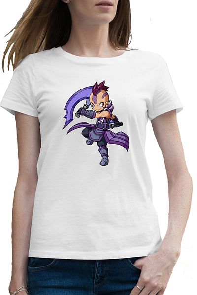 OEM Tricou femei Dota 2 Anti Mage Super Killer Anime Chibi
