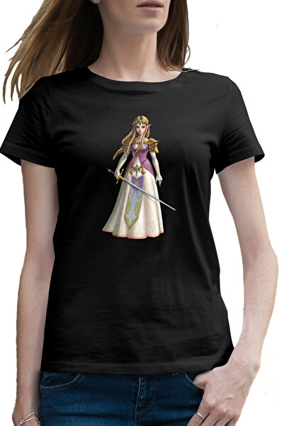 OEM Tricou femei Legend of Zelda Printesa Sabie Breath Sky