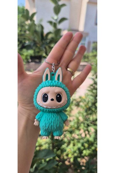 as alpa store Labubu Keychain Bag Charm Accessory - 11 cm - 3D Print
