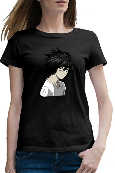 OEM Tricou femei L Detective Death Note Craciun Love Gift Anime