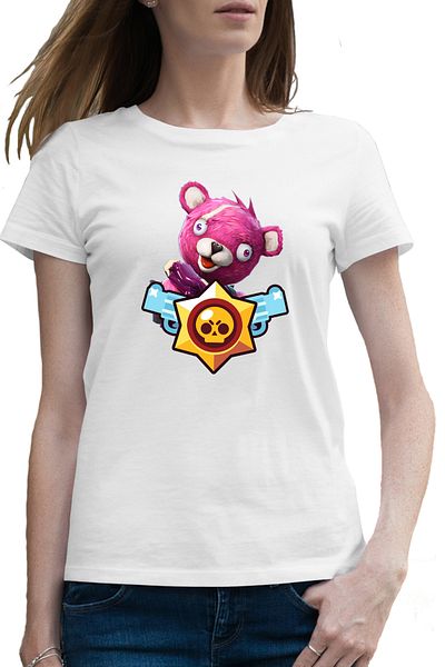 OEM Tricou femei Cuddle Leader Fortnite Brawl Stars