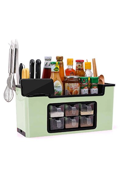 trendyhome Organizator de bucătărie multifuncțional cu 6 compartimente pentru...