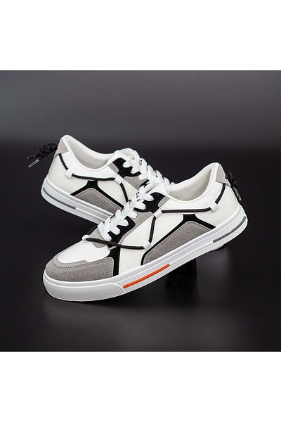 Se7en Men's Sports Shoes D869 Black-White