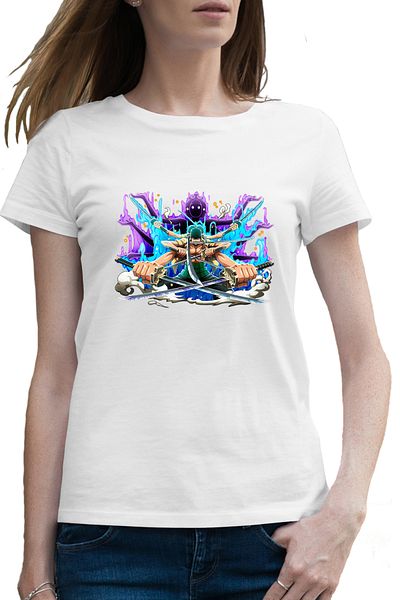 OEM Tricou femei One Piece Roronoa Zoro Ninja Pirat