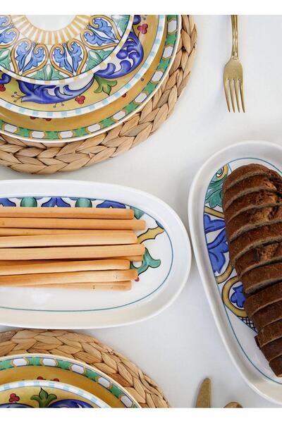 The Mia Limoncello Oval Serving Set 6 Pieces