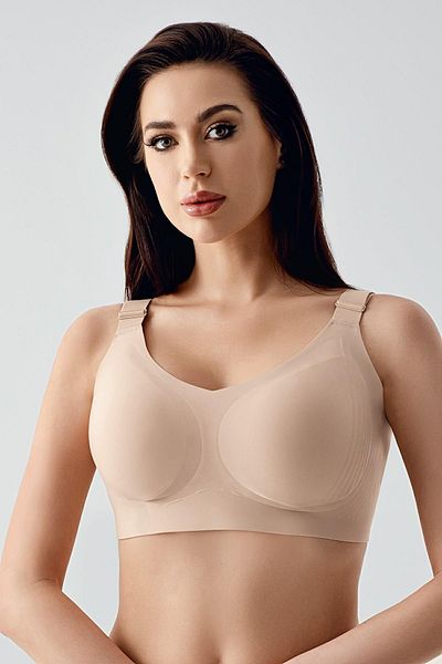 cotonhause Women's Ghost Plug-In Thin Sponge Unsupplied Skin Bra 346155