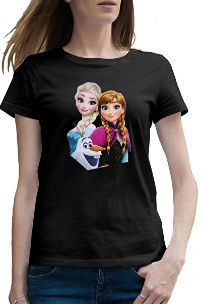 OEM Tricou femei Disney Elsa Frozen Ana Surori Olaf