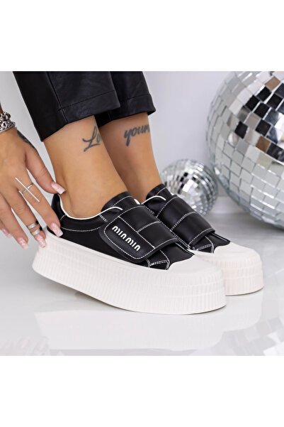 mei Pantofi Sport Dama cu Platforma QY8860 Negru