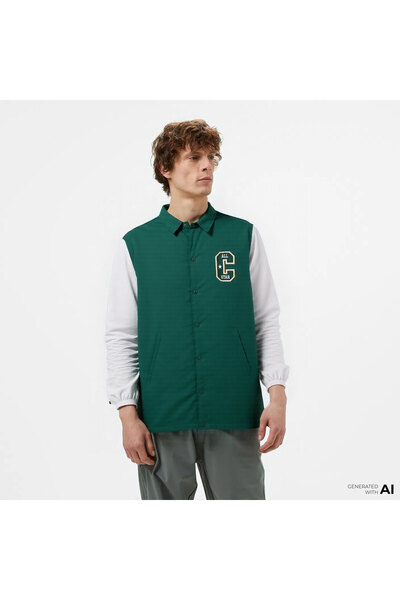 Converse Colorblocked Erkek Renk Bloklu Yeşil Ceket