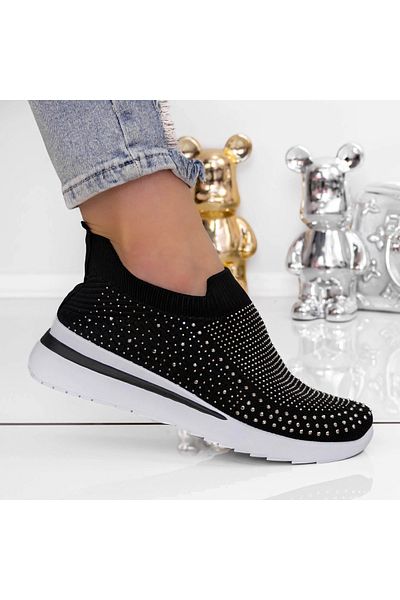 mei Women's Sports Shoes 3YAN2 Black-Guncolor