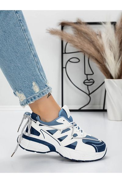 Se7en Sneakers Dama YZ229 Albastru
