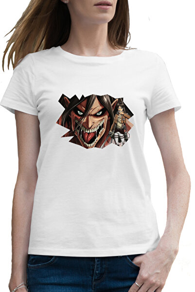OEM Tricou femei Attack on Titan Eren Yeager GTA Horror