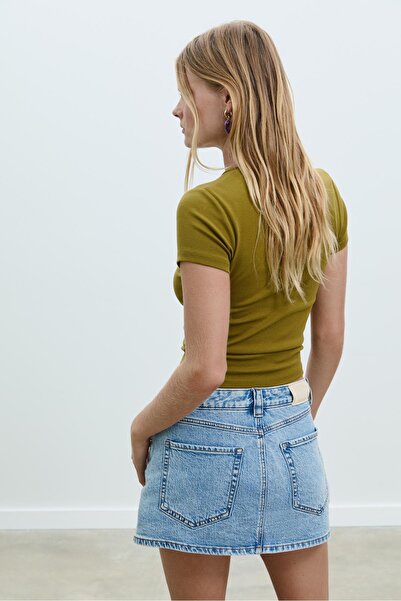 Stradivarius Slim fit basic t-shirt