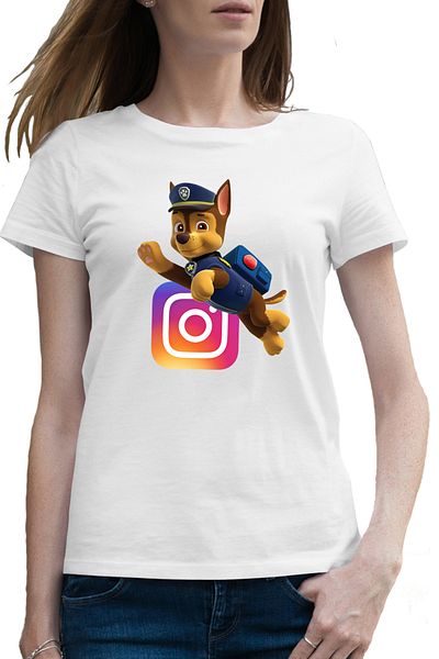 OEM Tricou femei Paw Patrol Instagram Creator Insta Politist