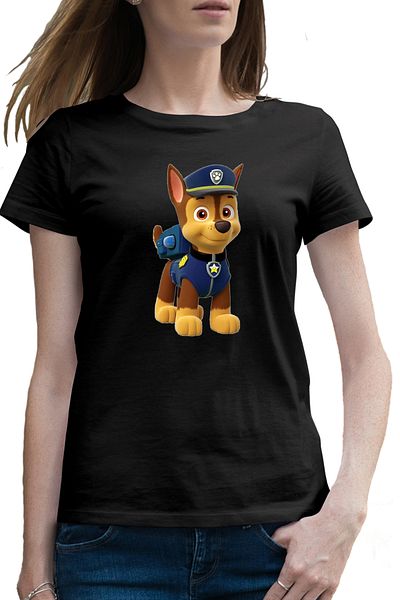 OEM Tricou femei Paw Patrol Caine Politist Ciobanesc German Pui