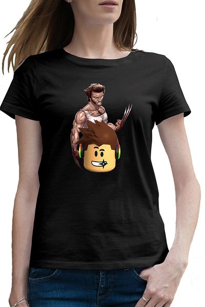 OEM Tricou femei Wolverine Roblox Logan X Men Badass