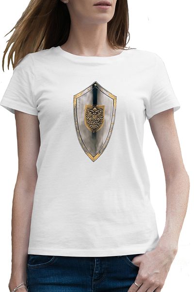 OEM Tricou femei Age of Empires Scut Metal Armura Shield