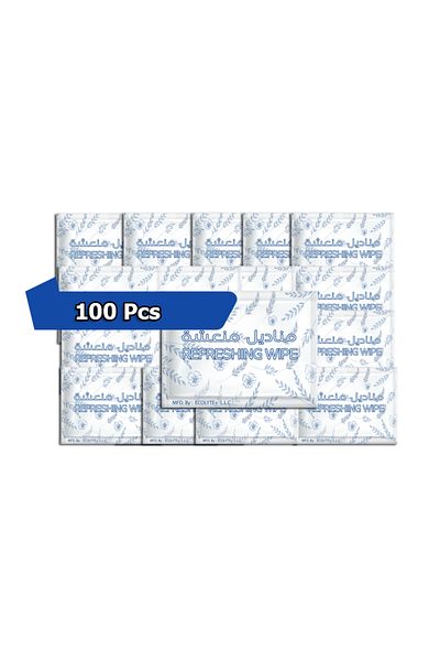 ECOLYTE+ Fresh & Perfumed Antibacterial Wet Wipes Skincare Use as makeup remover wipes (Pack of 100 pcs)