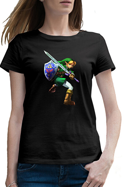 OEM Tricou femei The Legend of Zelda Link Sabie Scut