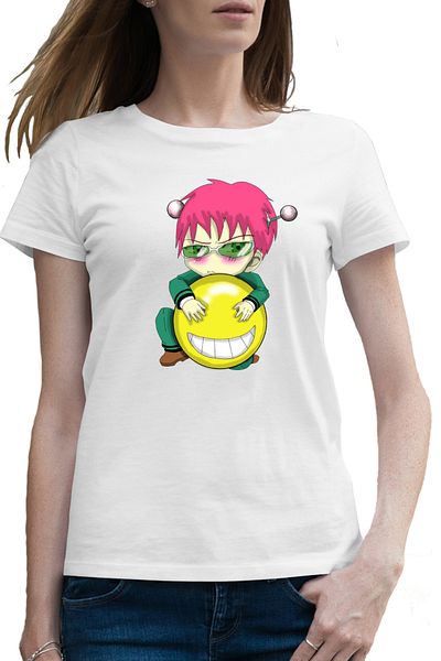 OEM Tricou femei Saiki K Chibi Bebe Anime Manga