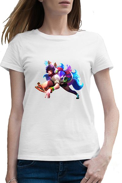 OEM Tricou femei League of Legends Ahri Nine Tailed Fox LoL