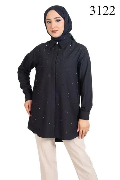 TRİPEN قميص نسائي مزين بالأحجار 3122