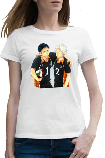 OEM Tricou femei Haikyuu Echipa Volei Kageyama Hinata Haikyu!!