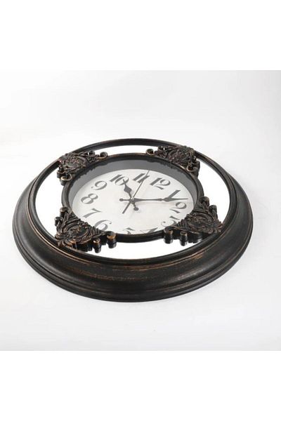 BLA BLA FOAM Wall Clock with Mirror, Vintage Design