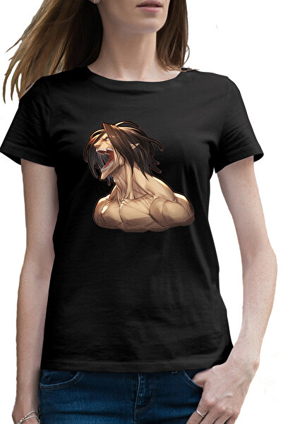 OEM Tricou femei Attack on Titan AOT Eren Yeager Devil Anime