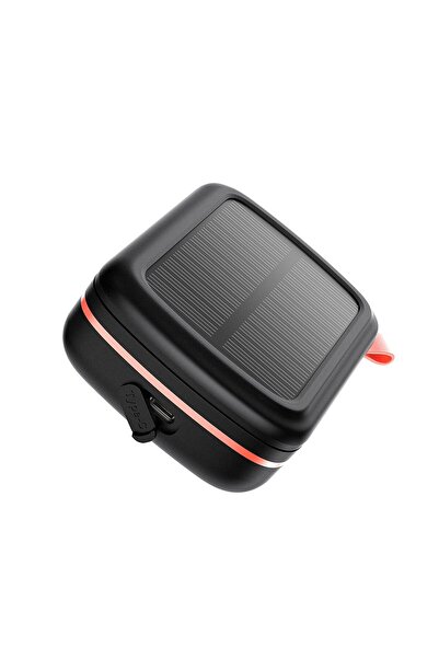 Joyroom Słuchawki bezprzewodowe TWS wodoodporne z ładowarką solarną i powerbankiem 2500mAh czarny