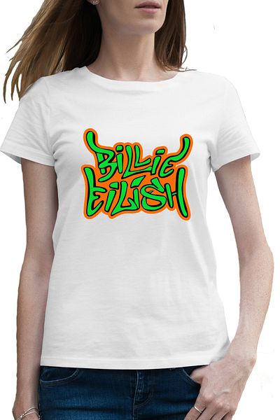 OEM Tricou femei Billie Eilish Name Indie Pop