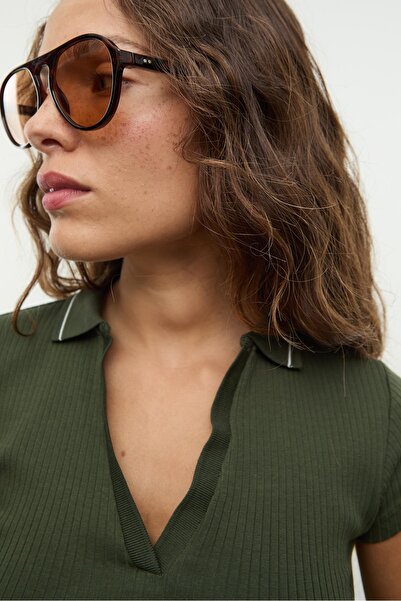 Stradivarius Basic polo T-shirt