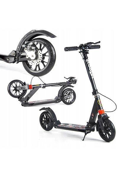 Azaris HULAJNOGA DUŻE KOŁA DOROSŁYCH SCOOTER 20CM TARCZOWY HAMULEC AMORTYZATORY
