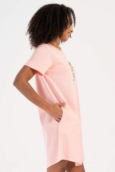 VİENETTA Cotton Women's Short Sleeve Nightgown, 407065