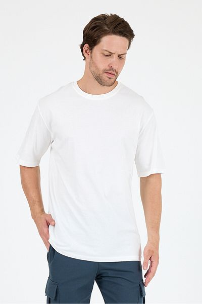 Rodi Men's Cotton Crew Neck Short Sleeve Solid T-Shirt Comfortable and Stylish Casual Men's T-Shirt 0169