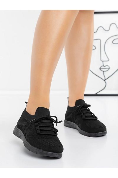 mei Women's Sneakers 5YA12 Black