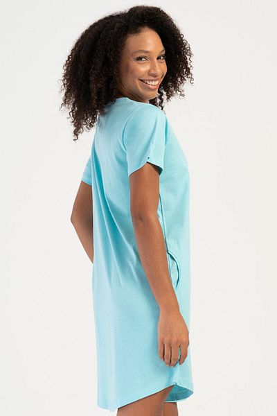 VİENETTA Cotton Women's Short Sleeve Nightgown, 407065