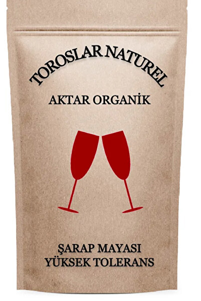 Toroslar Naturel Aktar Organik Şarap Mayası 50 gr Yüksek Tolerans Ithal Menşei Kırmızı Ve Beyaz Yapımına Uygun 50 Gr