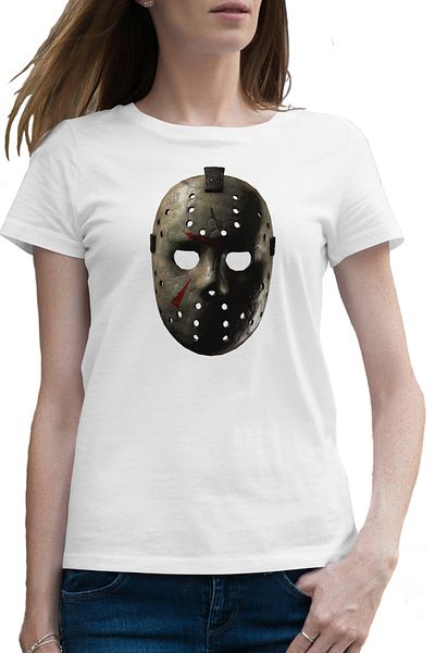OEM Tricou femei Mortal Kombat Jason Mask Friday 13 Hockey