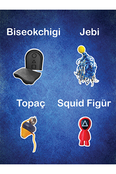 GiginGo Squid Game Maksimum Set - Squid Game 1-2-3 Tüm Oyunlar