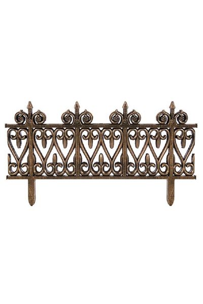 OEM Set 5 buc gardulet decorativ din plastic, 62x35 cm, Bronz
