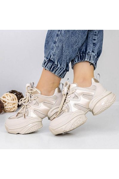 mei Women's Sports Shoes 3WL186 Grey