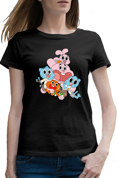 OEM Tricou femei The Amazing World of Gumball All Family Familie