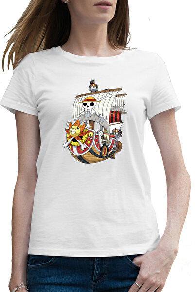 OEM Tricou femei One Piece Corabie Pirati Marinar Luffy Anime