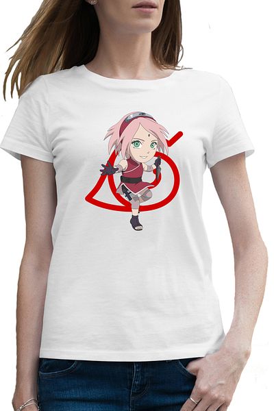 OEM Tricou femei Naruto Sakura Baby Ninja Girl Anima Manga