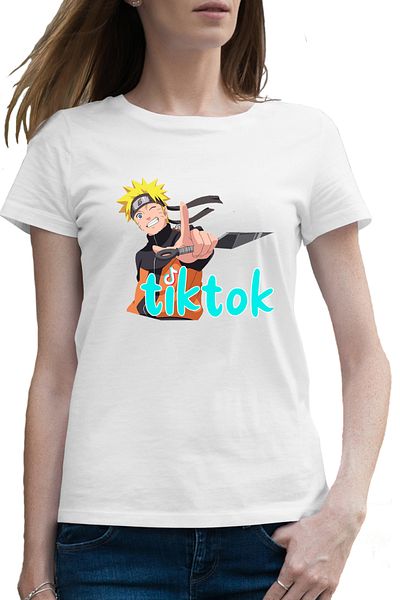 OEM Tricou femei Naruto Tiktok Creator Tik Tok Anime Manga