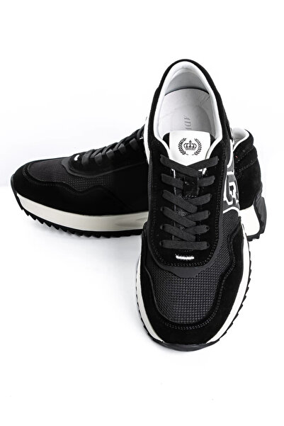 advancer Ανδρικά Αθλητικά Παπούτσια από Γνήσιο Δέρμα 57019 Μαύρο