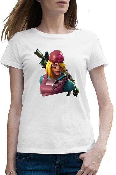 OEM Tricou femei Skully Fortnite Skin