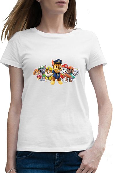 OEM Tricou femei Paw Patrol All Team Gang Crew Game