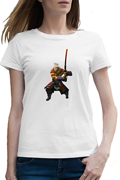 OEM Tricou femei Juggernaut Dota 2 Hero Samurai Katana Video Game
